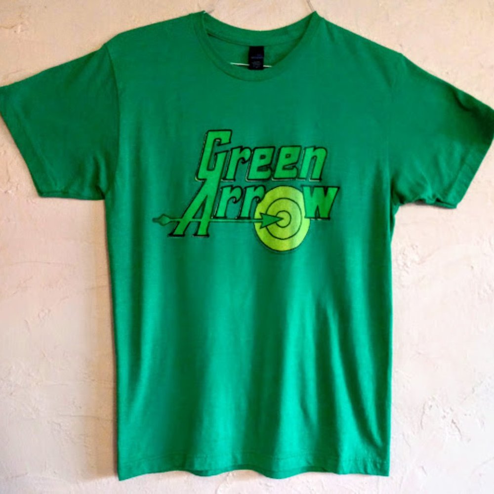 Retro Green Arrow Tee Shirt